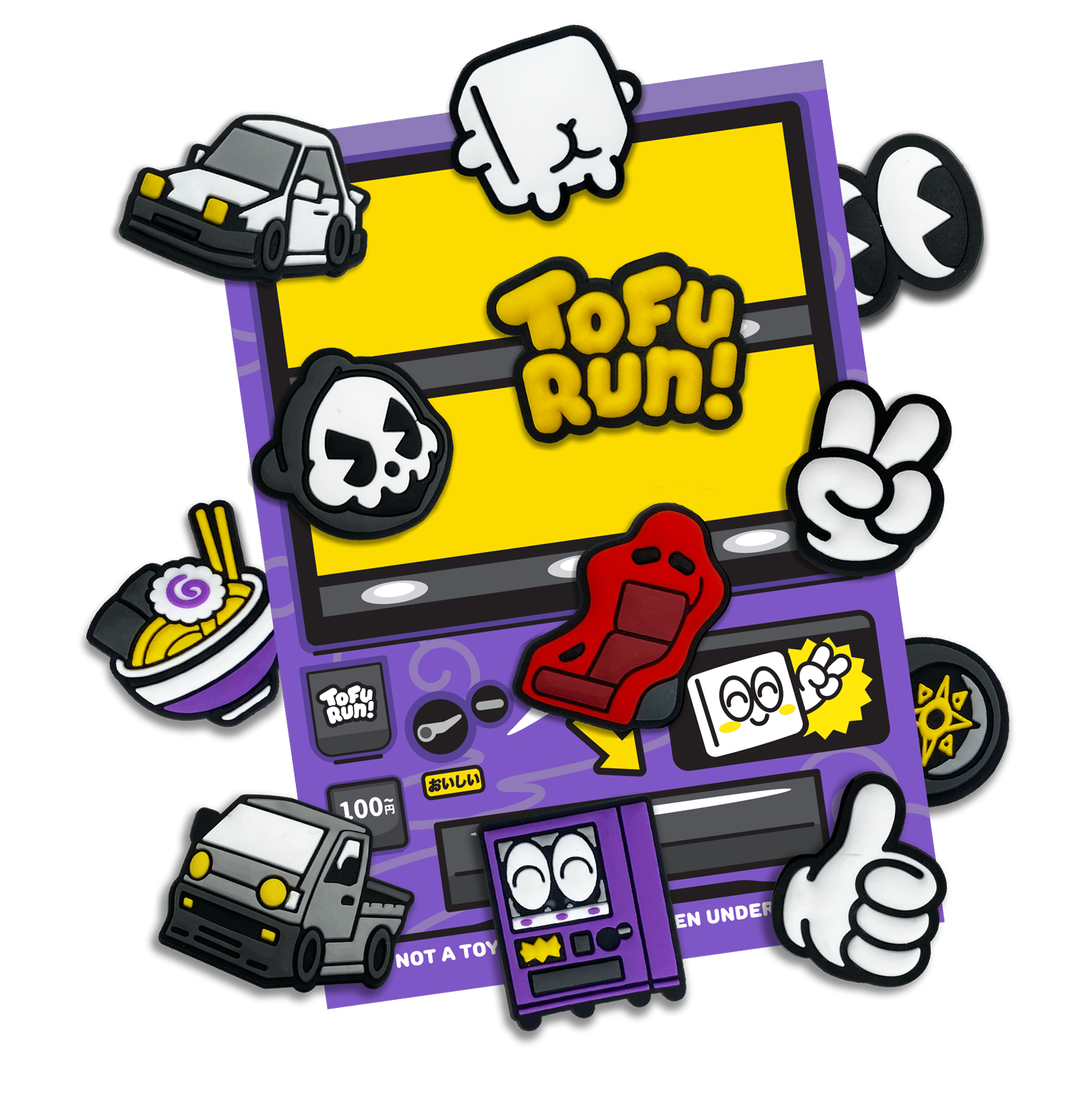 Random Croc Charms Set