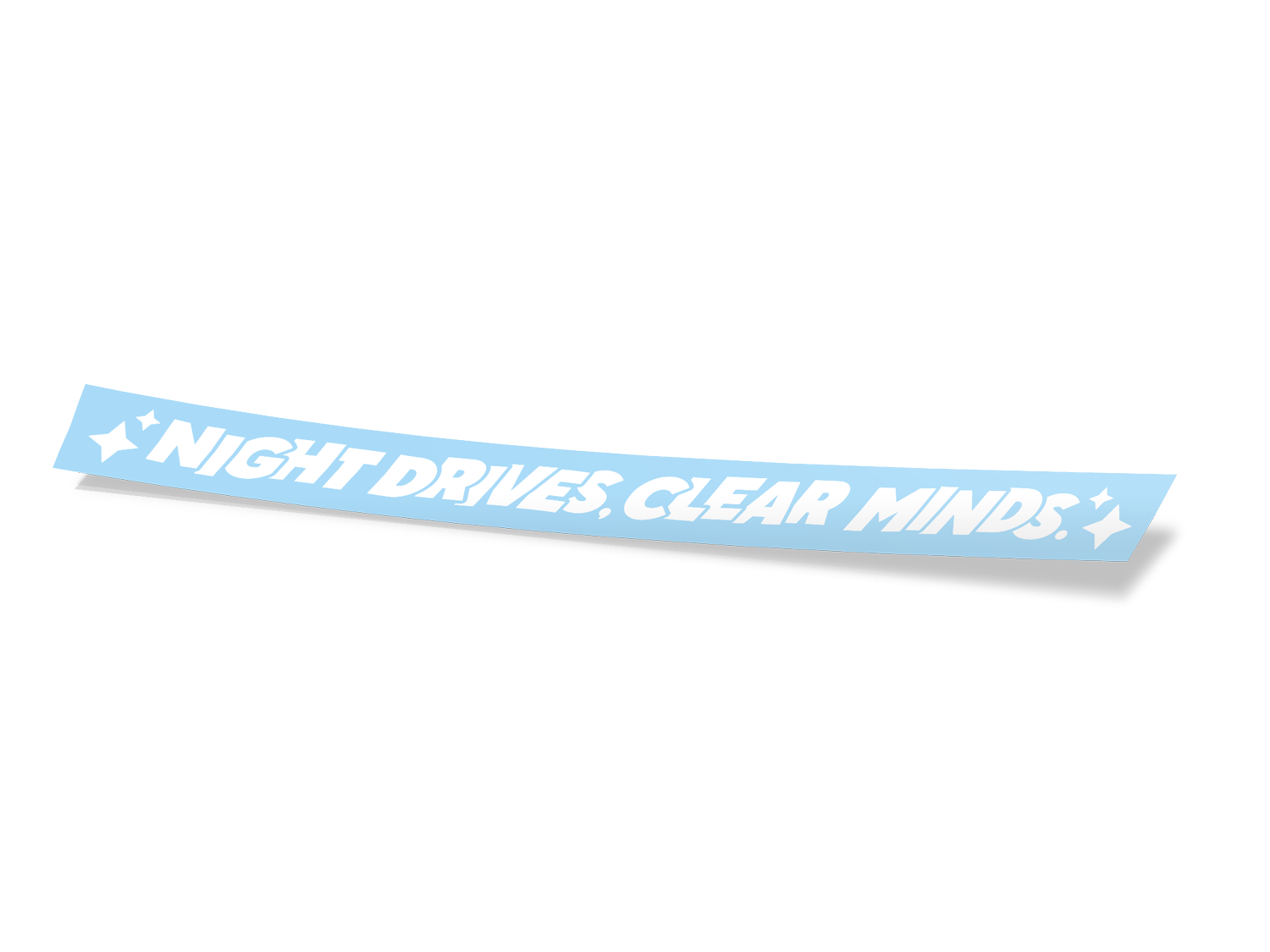 Night Drives Vinyl Banner
