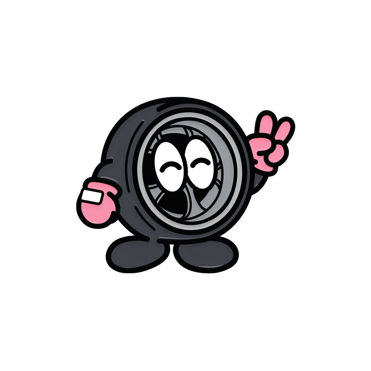 Mr. Work Collectible Enamel Pin
