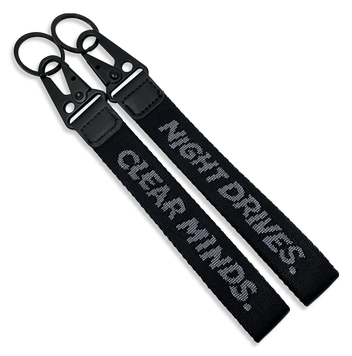 Night Drives Nylon Keyring