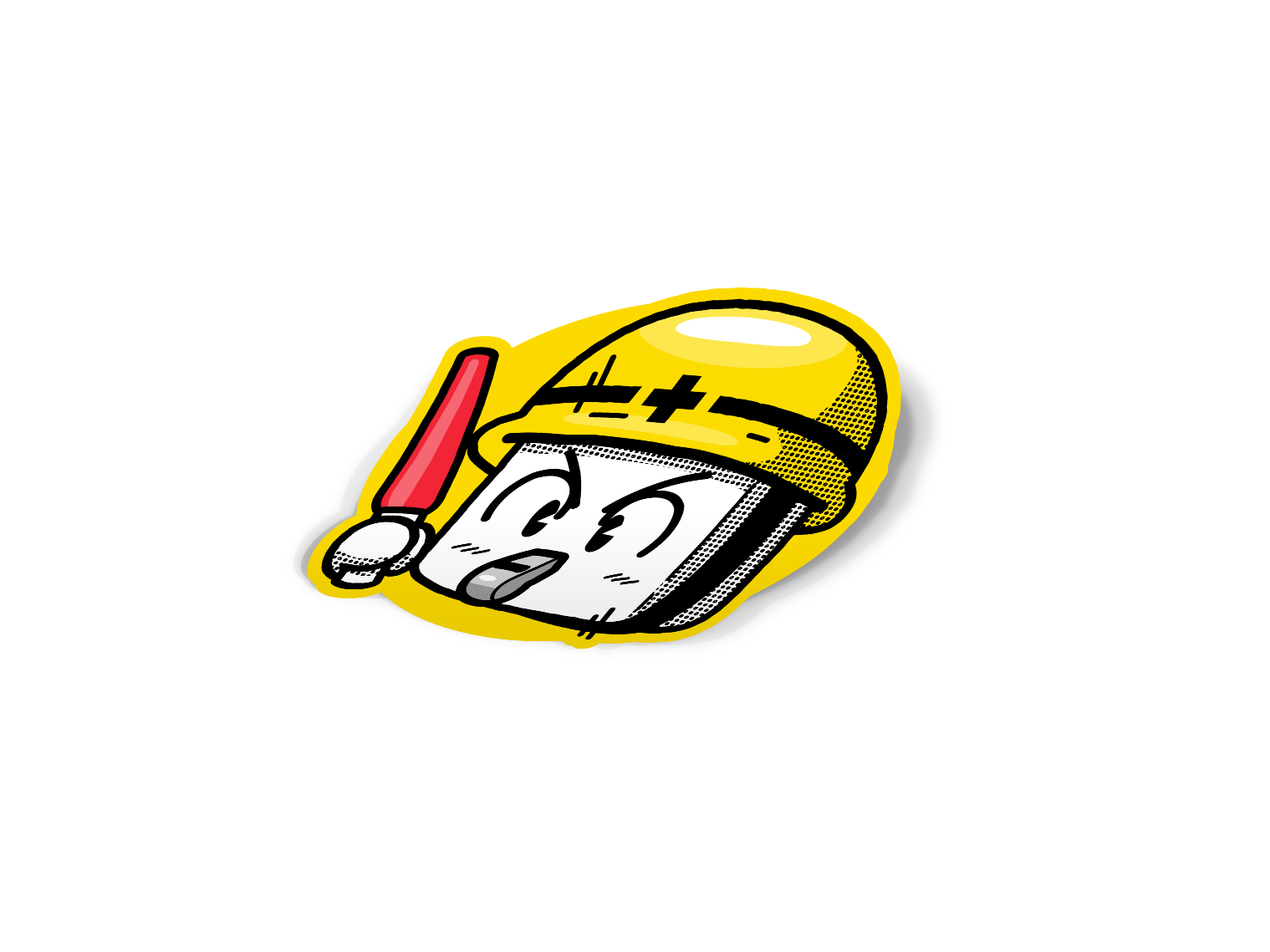 Safety Inspector Tofu Vinyl